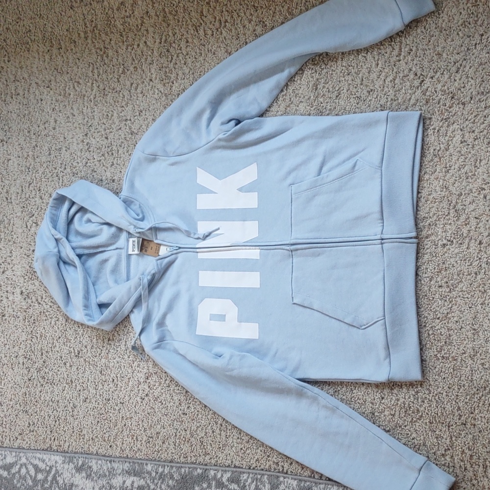Victoria's Secret PINK Zip Up Lounge Hoodie. Size M